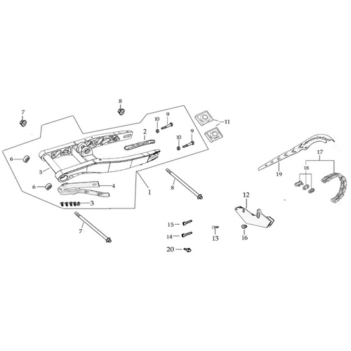 09 Swing Arm Assy