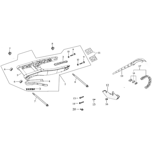 09 Swing Arm Assy