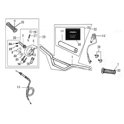 01 Handle Bar Assembly