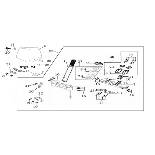 02 Steering Stem Assembly