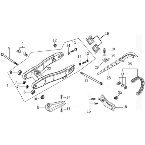 09 Swing Arm Assy