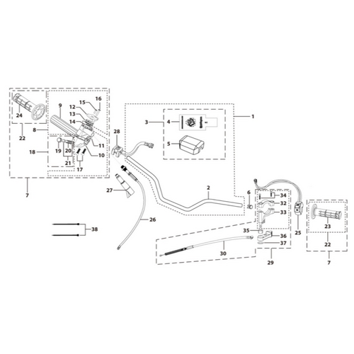 01 Handle Bar Assembly