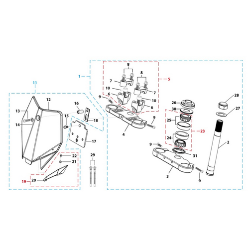 02 Steering Stem Assembly