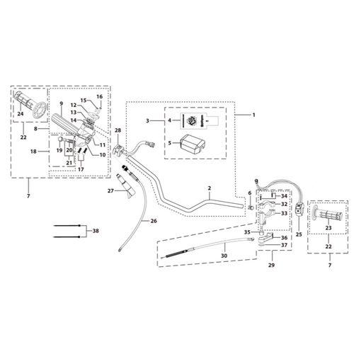 01 Handle Bar Assembly