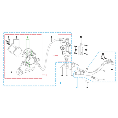 12 Rear Brake