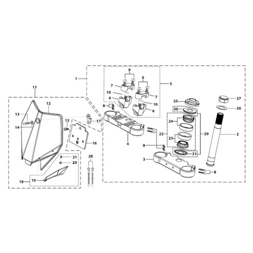 02 Steering Stem Assembly