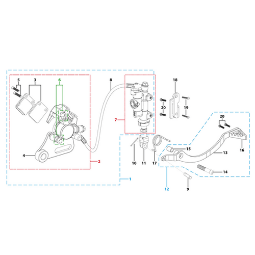 12 Rear Brake