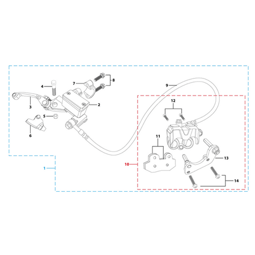 05 Front Brake Assy