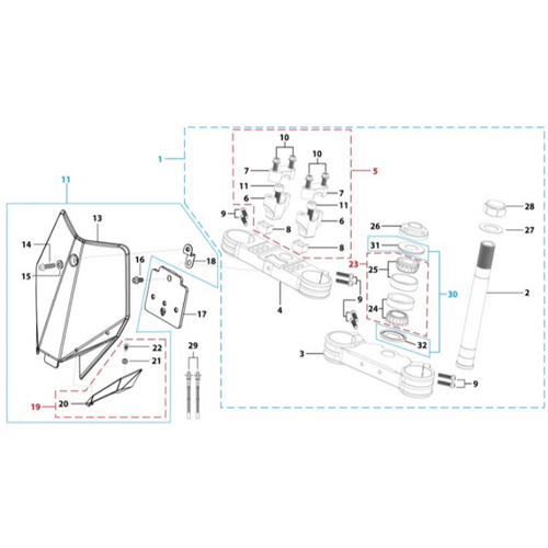 02 Steering Stem Assembly