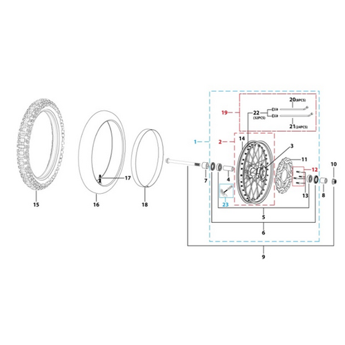 06 Front Wheel Assy