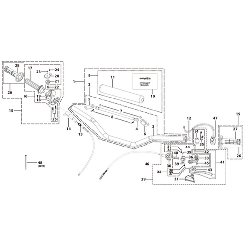 01 Handle Bar Assembly