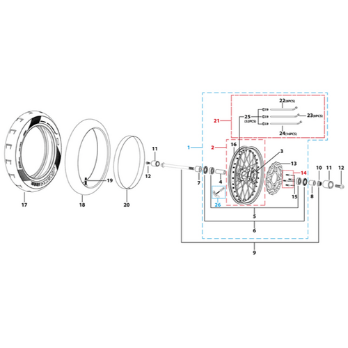 06 Front Wheel Assy