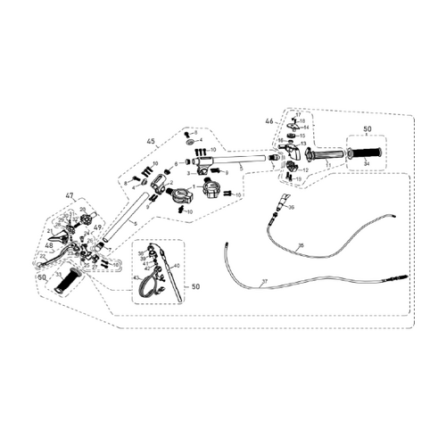 01 Handle Bar Assembly