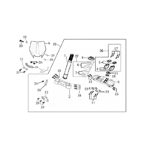 02 Steering Stem Assembly