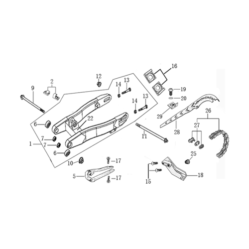 10 Swing Arm Assy