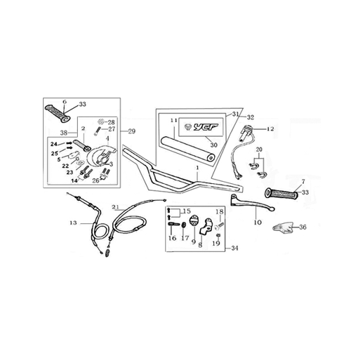 01 Handle Bar Assembly