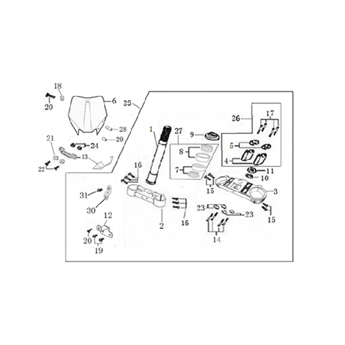 02 Steering Stem Assembly