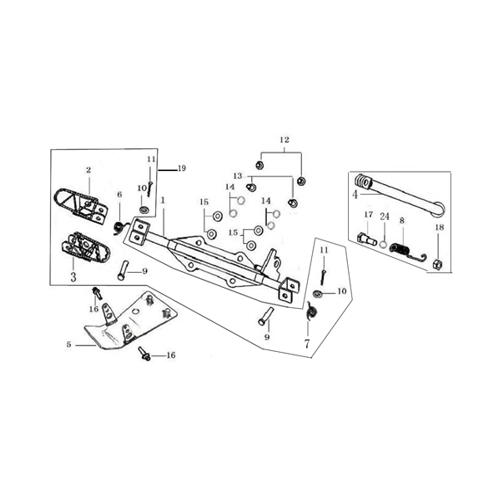 09 Foot Peg Assy