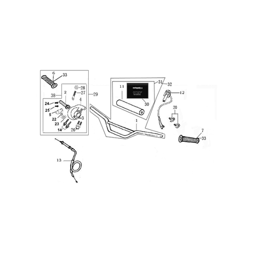 01 Handle Bar Assembly