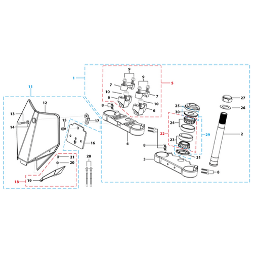 02 Steering Stem Assembly