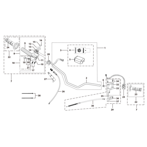 01 Handle Bar Assembly