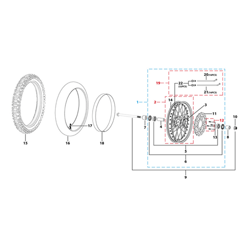 06 Front Wheel Assy