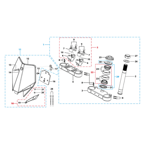 02 Steering Stem Assembly