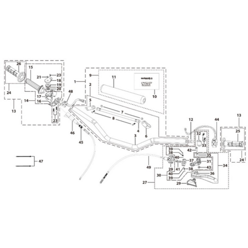 01 Handle Bar Assembly