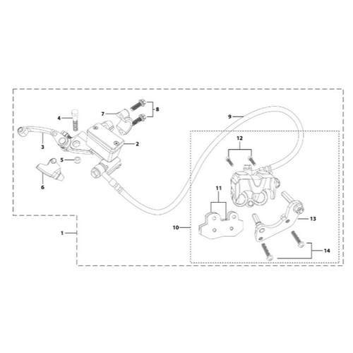 05 Front Brake Assy