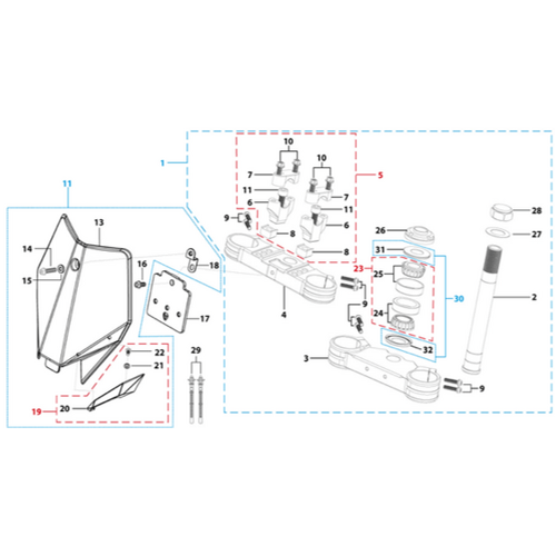 02 Steering Stem Assembly