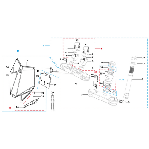 02 Steering Stem Assembly