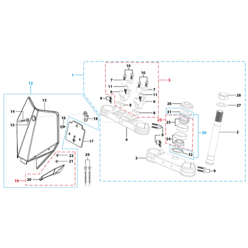 02 Steering Stem Assembly