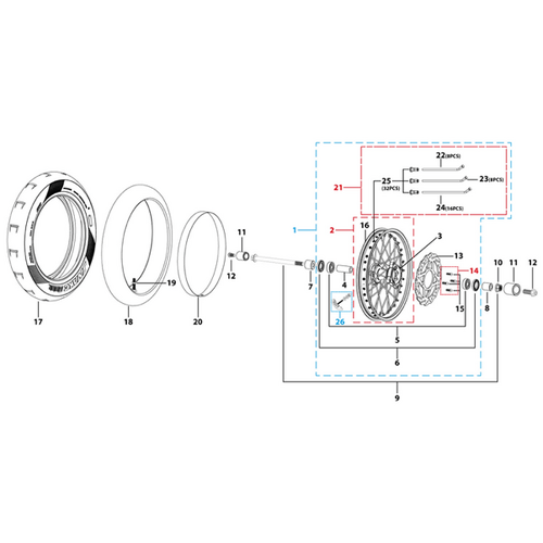 06 Front Wheel Assy
