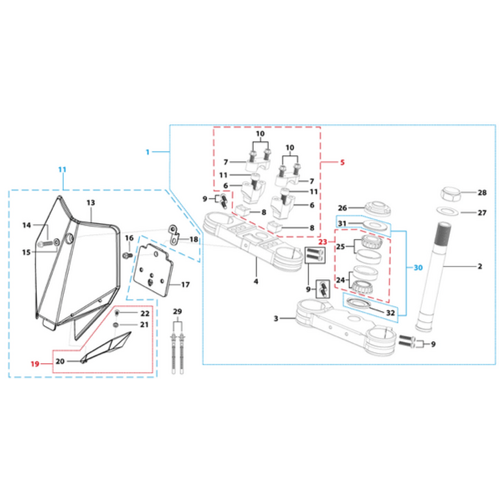 02 Steering Stem Assembly