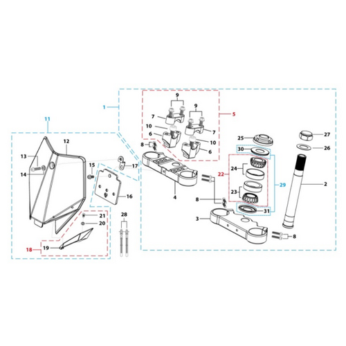 02 Steering Stem Assembly