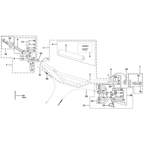 01 Handle Bar Assembly