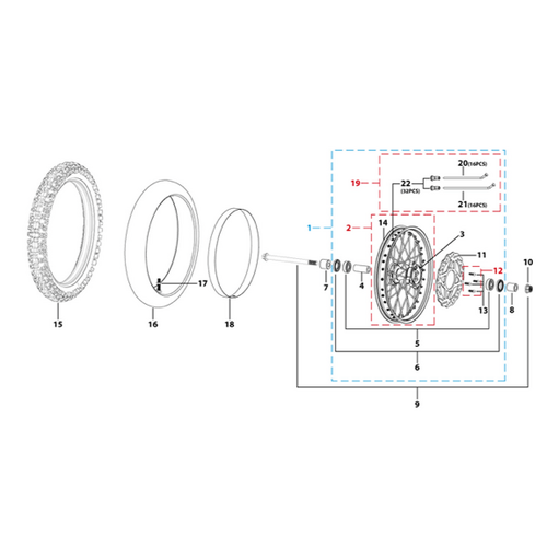 06 Front Wheel Assy