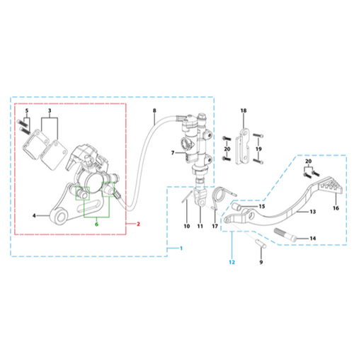 12 Rear Brake
