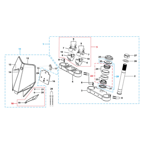02 Steering Stem Assembly