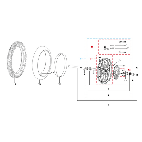 06 Front Wheel Assy