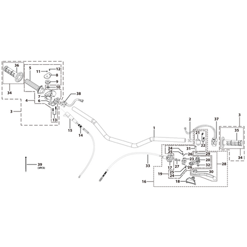 01 Handle Bar Assembly