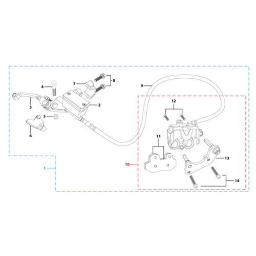 04 Front Brake Assy