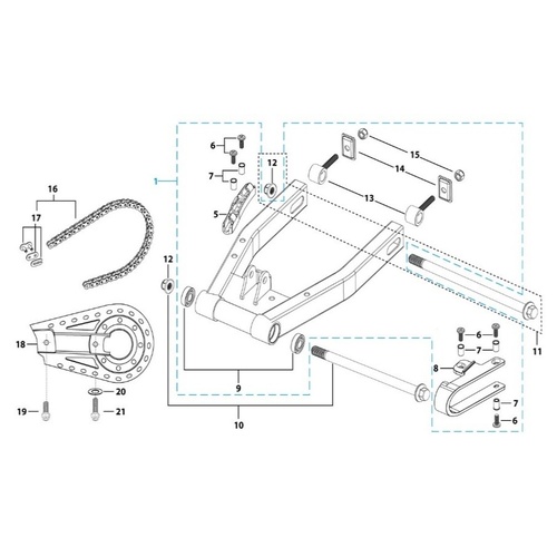 10 Swing Arm Assy