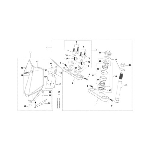 02 Steering Stem Assembly