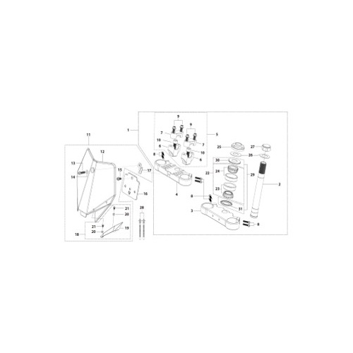 02 Steering Stem Assembly