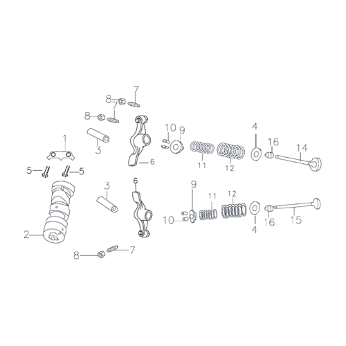 33 Camshaft Assy
