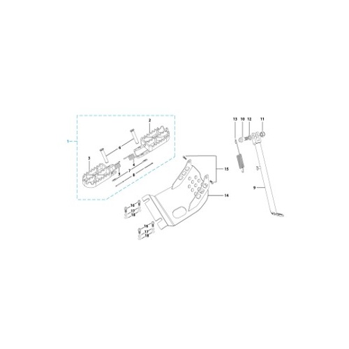 09 Foot Peg Assy