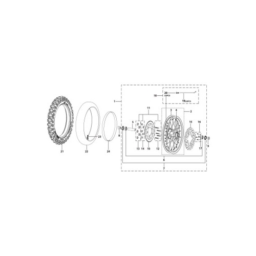 11 Rear Wheel Assy