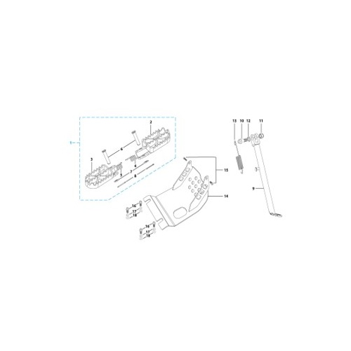 09 Foot Peg Assy
