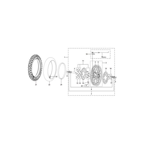 11 Rear Wheel Assy